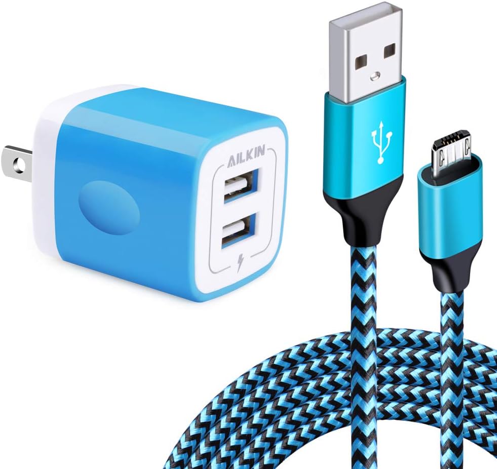 Boîtier de chargeur mural Micro USB pour Samsung Galaxy J7/J8/J6 et HTC — Chargeur Rapide Usb C