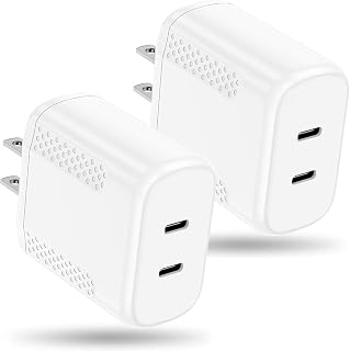 Bloc de chargeur USB C double 40W Susnwere pour ordinateurs portables et iPhones — Chargeur Rapide Usb C