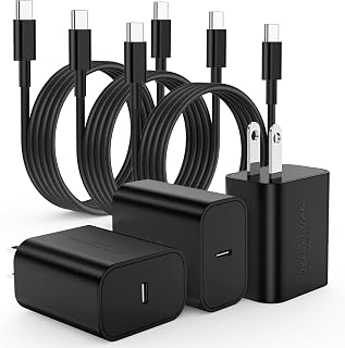 Chargeur USB C 45W en paquet de 3 pour appareils Samsung Galaxy