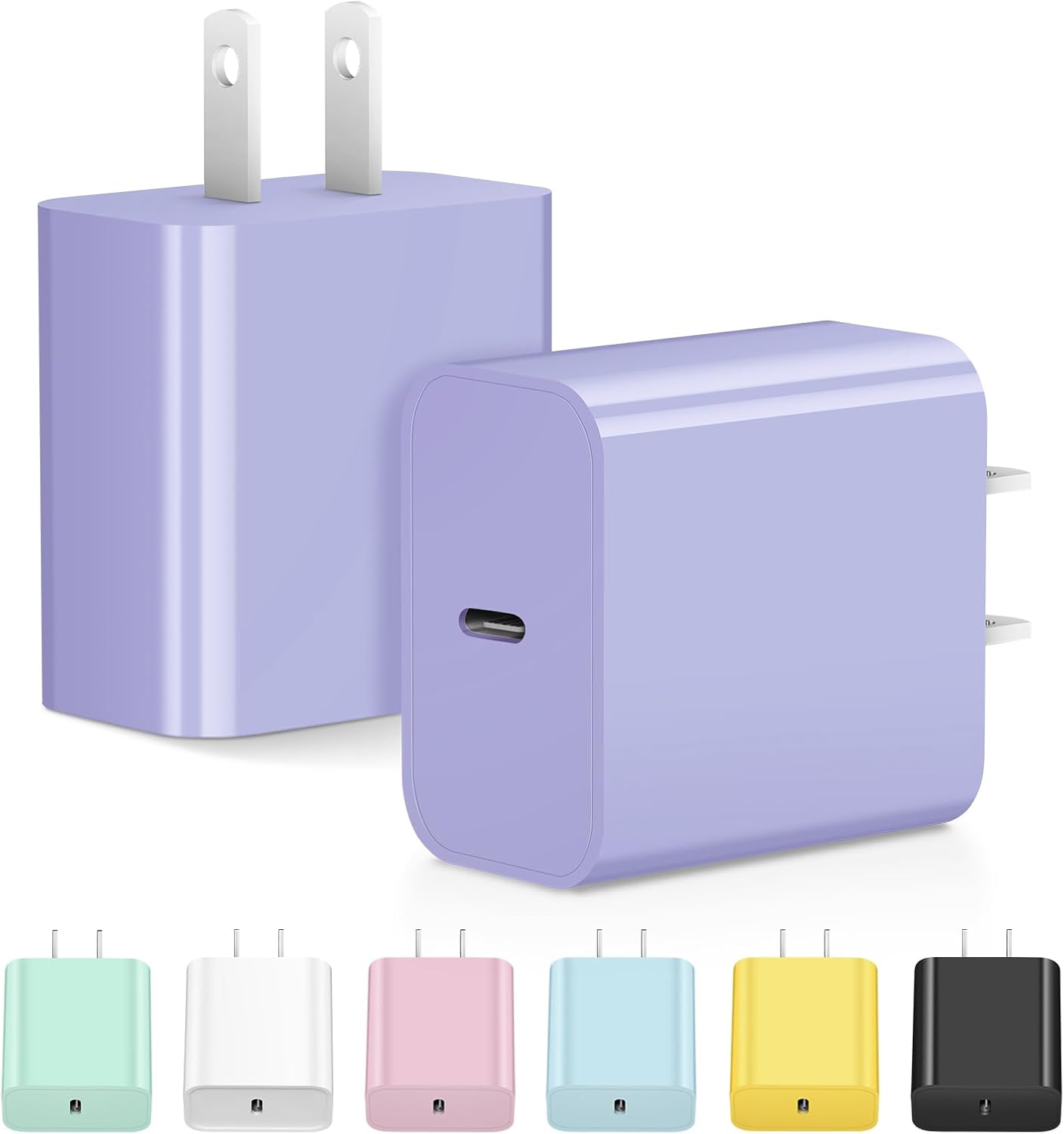USB C Charger Block 2-Pack PD 20W Fast Charger Adapter — Fast Charger Usb C