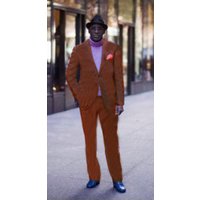 Costume pour hommes rouille