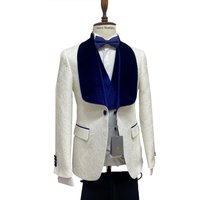 Tuxedo Blanc Mariage - Tuxedo Veste Ajustée Moderne