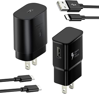 Bangfun USB C Fast Charger 3.0 Adapter with 2 Pack 6FT Cables