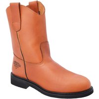 AlbertoNardoniStore Men's Work Boots with Heel — Fashion Accessories