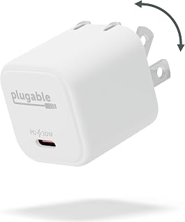 Plugable 30W USB-C GaN Charger for Fast Charging Devices