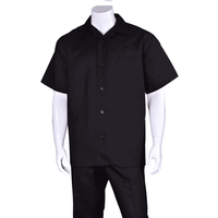Costume de marche en lin noir pour hommes 2 pièces Alberto Nardoni