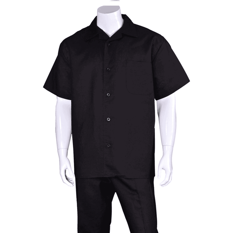 Costume de marche en lin noir pour hommes 2 pièces Alberto Nardoni — Costumes et vestons pour hommes