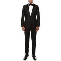 Alberto Nardoni Men's Black Prom Tuxedo Suit