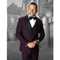 Costume de bal pour hommes Alberto Nardoni en bourgogne