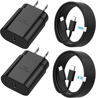 TT&C 25W Fast Charger with USB C Block and Type C Cables — Fast Charger Usb C