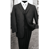 Hommes Noir sur Noir costume