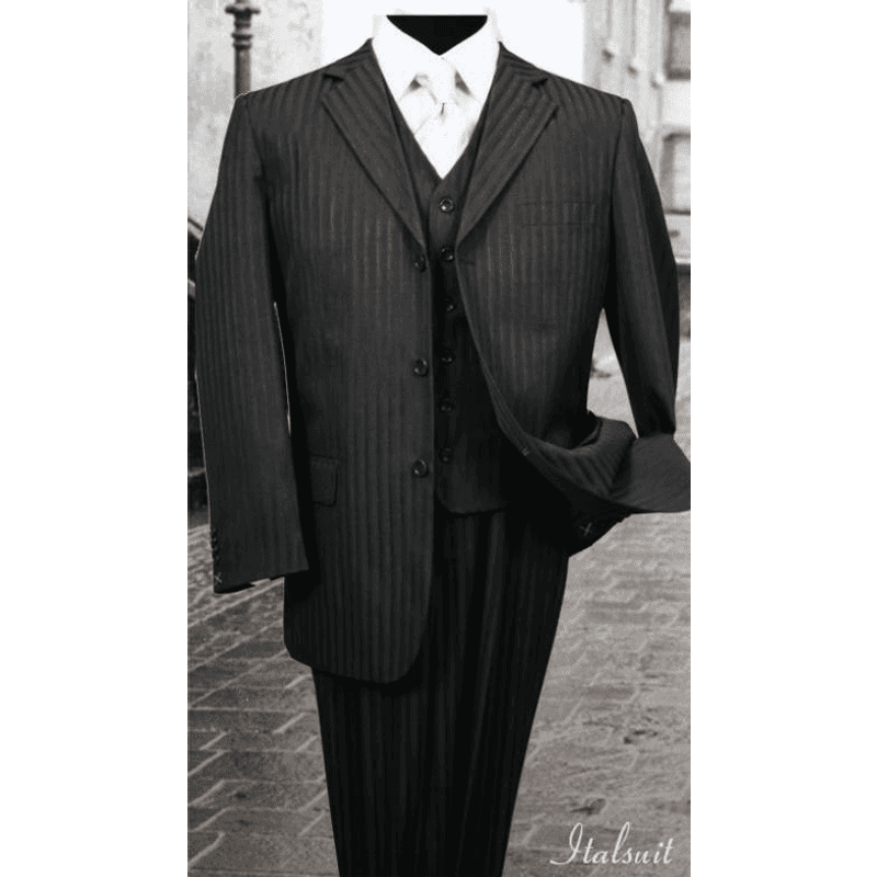 Hommes Noir sur Noir costume — Costumes et vestons pour hommes