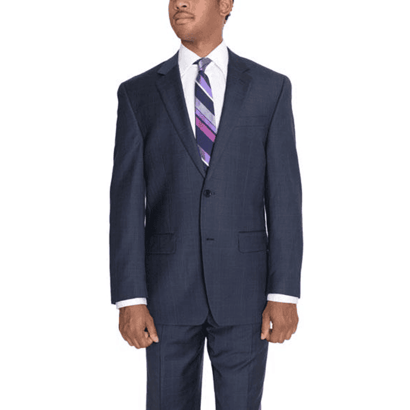 Veste à Carreaux Bleus pour Hommes de Alberto Nardoni — Costumes et vestons pour hommes