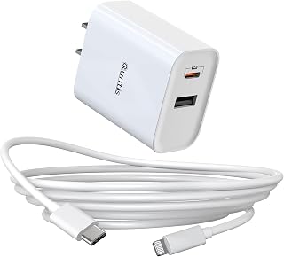 iPhone iPad 32W Dual Ports Fast Charger with USB C to Lightning Cable — Fast Charger Usb C