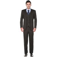 Costume ajusté sans veste pour hommes Alberto Nardoni en noir