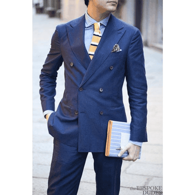 Costumes bleues lumineuses — Costumes et vestons pour hommes