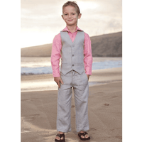 Ensemble de pantalons et de vestons de lin