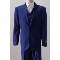 Costume de bal ajusté - Saphir sur mesure