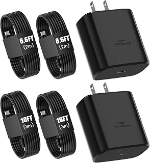 45W USB-C Fast Charger with 6FT and 10FT Cables for Samsung Galaxy — Fast Charger Usb C