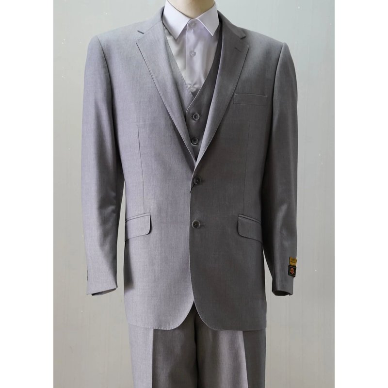 Costume de bal ajusté - Gris clair sur mesure — Costumes et vestons pour hommes