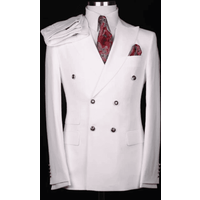Veste Tuxedo à Double Boutonnage Floral Noir et Blanc Alberto Nardoni