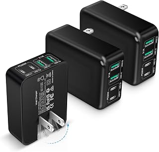 Bloc de charge rapide USB C 3 pièces 40W avec 4 ports