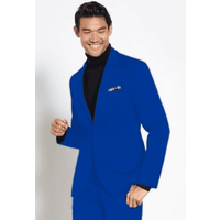 Alberto Nardoni Men's Black Turtleneck Suit Combo — Mens Suits & Blazers