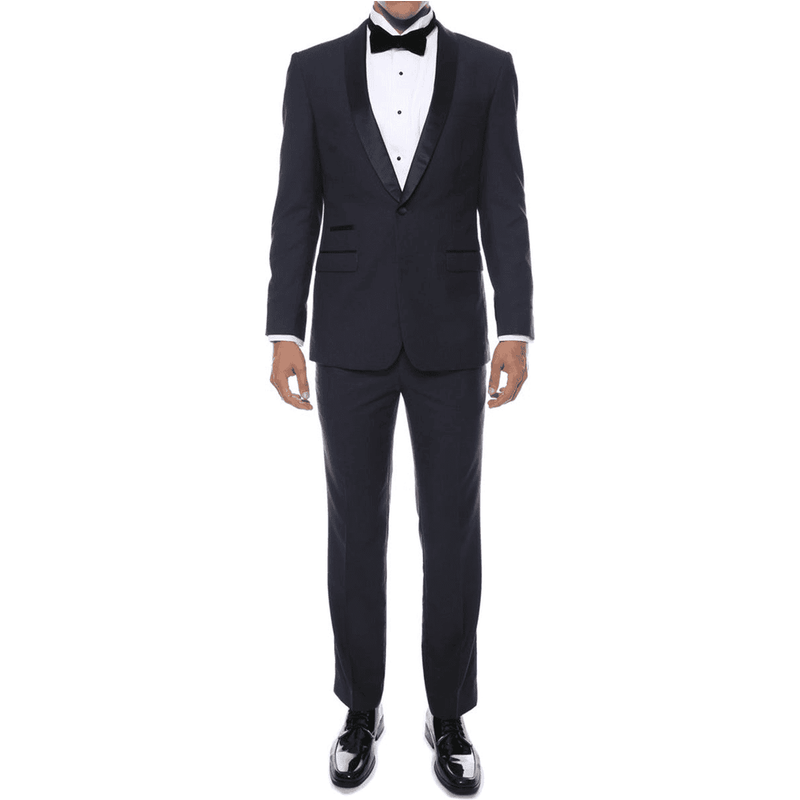 Tuxedo de mariage bleu marine par AlbertoNardoniStore — Costumes et vestons pour hommes