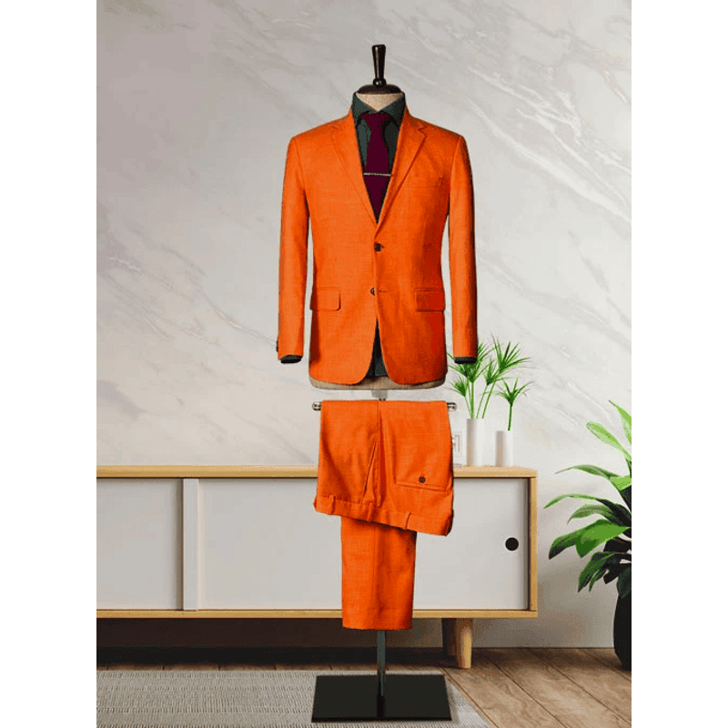 Costumes de lin pour hommes - Costume noir d'été — Costumes et vestons pour hommes