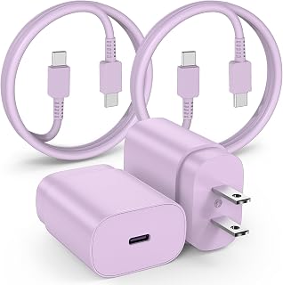 Chargeur Type C 25W Samsung Galaxy avec câble de 3 pi — Chargeur Rapide Usb C