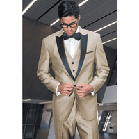 Lightweight Tan Summer Suit for Men