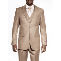 Alberto Nardoni Summer Tan Suit — Mens Suits & Blazers