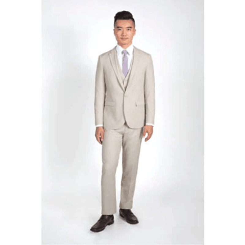 Alberto Nardoni Summer Tan Suit — Mens Suits & Blazers