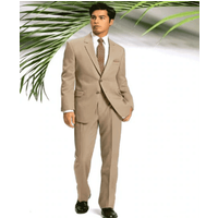 Lightweight Tan Summer Suit for Men