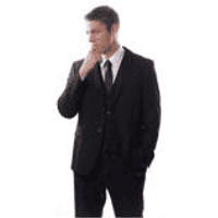 Slim Fit Vested Suit by AlbertoNardoniStore