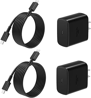 Type C Fast Charger 2-Pack with 6FT USB-C Cable for Samsung and iPhone — Fast Charger Usb C