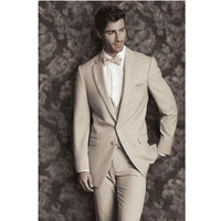 Mens Tan Groomsmen Tuxedos