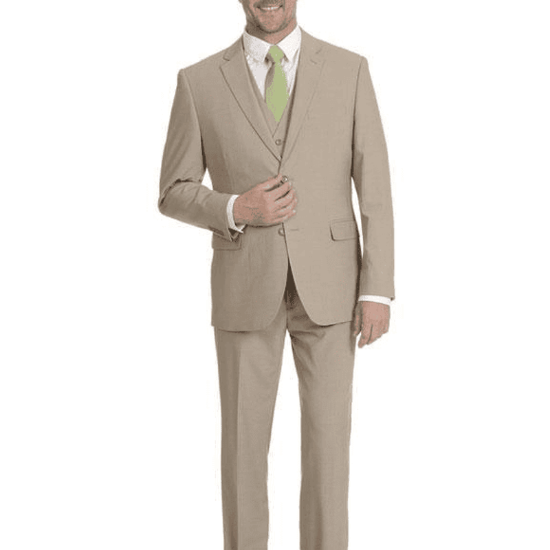 Tuxedos pour hommes en tan pour garçons d'honneur — Costumes et vestons pour hommes