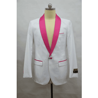 Blazer Tuxedo Fuchsia Deux Tons pour Hommes — Costumes et vestons pour hommes