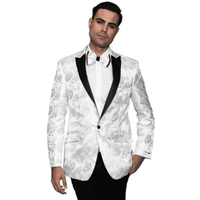 Veste de dîner en satin pour homme Alberto Nardoni