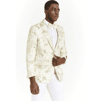 Veste de Dîner Blanche Alberto Nardoni avec Nœud Papillon