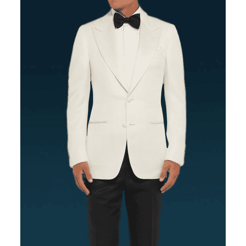 Tuxedo Blanc James Bond — Costumes et vestons pour hommes