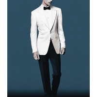 James Bond White Tuxedo — Mens Suits & Blazers