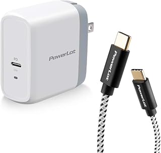 PowerLot HP 65W USB C Wall Charger with 6ft Cable — Fast Charger Usb C