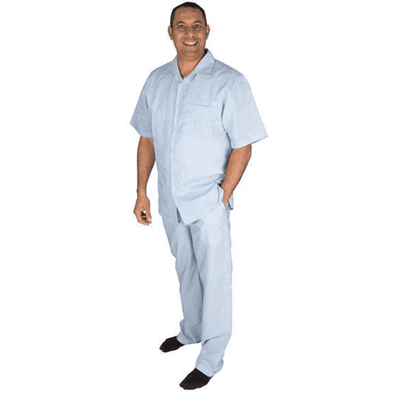 Costume de lin bleu pour hommes — Costumes et vestons pour hommes