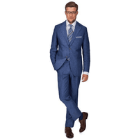 Costume de lin bleu pour hommes — Costumes et vestons pour hommes
