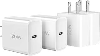 Chargeur i Phone 17/16/15 - Adaptateur de Charge Rapide USB C en 4 Paquets