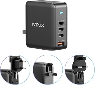 MINIX 165W USB C Charger Block, 4-Port GaN Fast Charger — Fast Charger Usb C