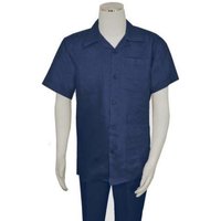 Alberto Nardoni Men's Sky Blue Linen Suit