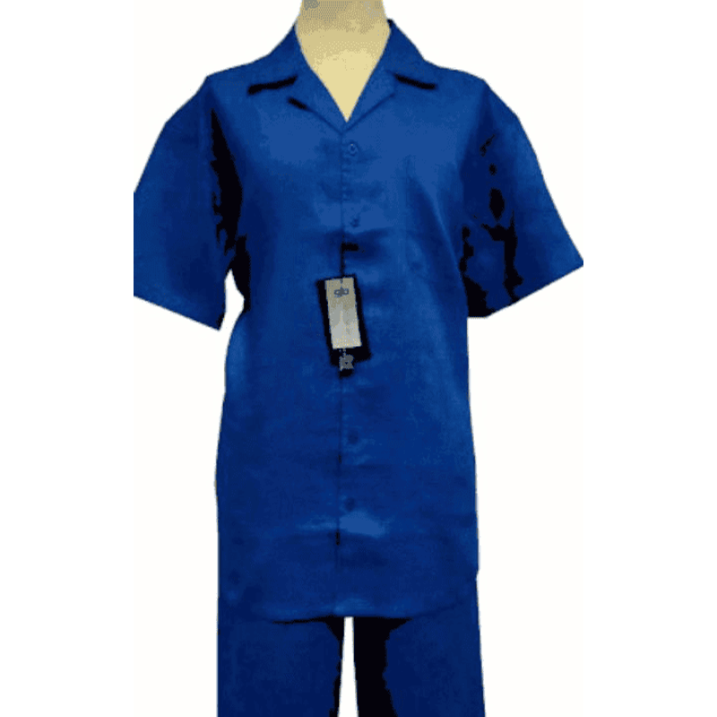Costume de lin bleu pour hommes — Costumes et vestons pour hommes